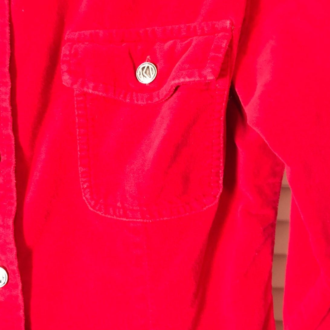 Other Kathy Ireland Red Collared Long-Sleeve Sportswear Shirt S Size S / US 4 / IT 40 - 6 Thumbnail