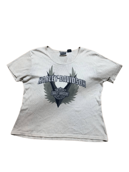 Harley Davidson Harley Davidson Big Y2K Logo Short Sleeve T-Shirt Size L Size US L / EU 52-54 / 3 - 1 Thumbnail