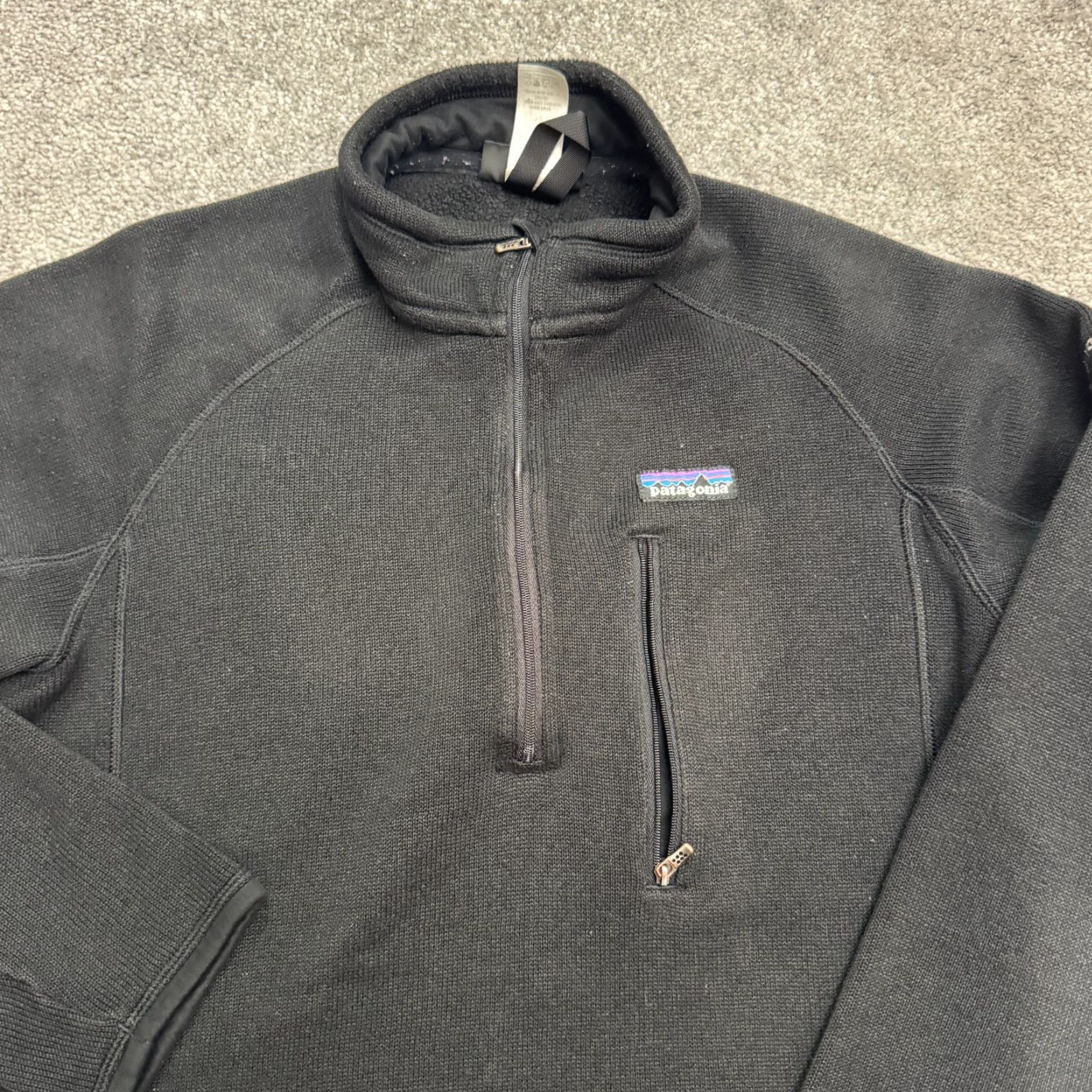 Patagonia Patagonia Better Sweater Pullover 1/2 Zip Sweatshirt Men Small Black Fleece Outdoor Hiking Winter Spring Fall 1/2 Zip Logo Size US S / EU 44-46 / 1 - 7 Thumbnail