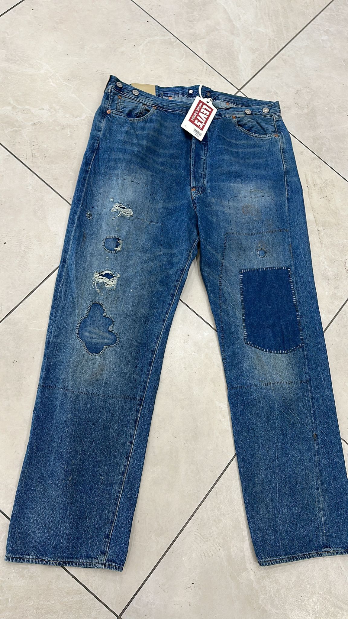 Levi's Vintage Clothing LVC Levi's Vintage Clothing 1915 501XX BigE Selvedge Jeans Size US 36 / EU 52 - 3 Thumbnail