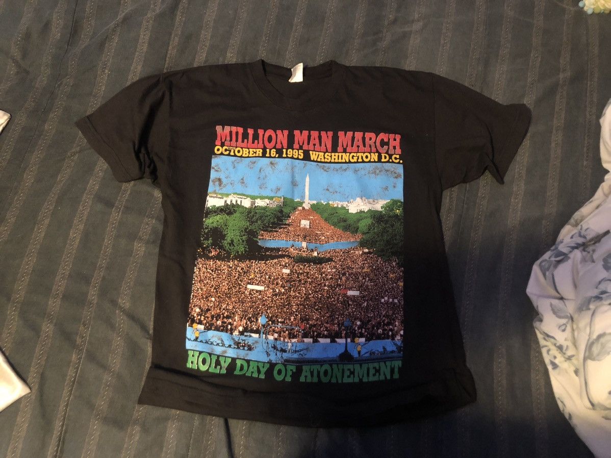 Rap Tees × Vintage Million Man March Size US M / EU 48-50 / 2 - 15 Thumbnail