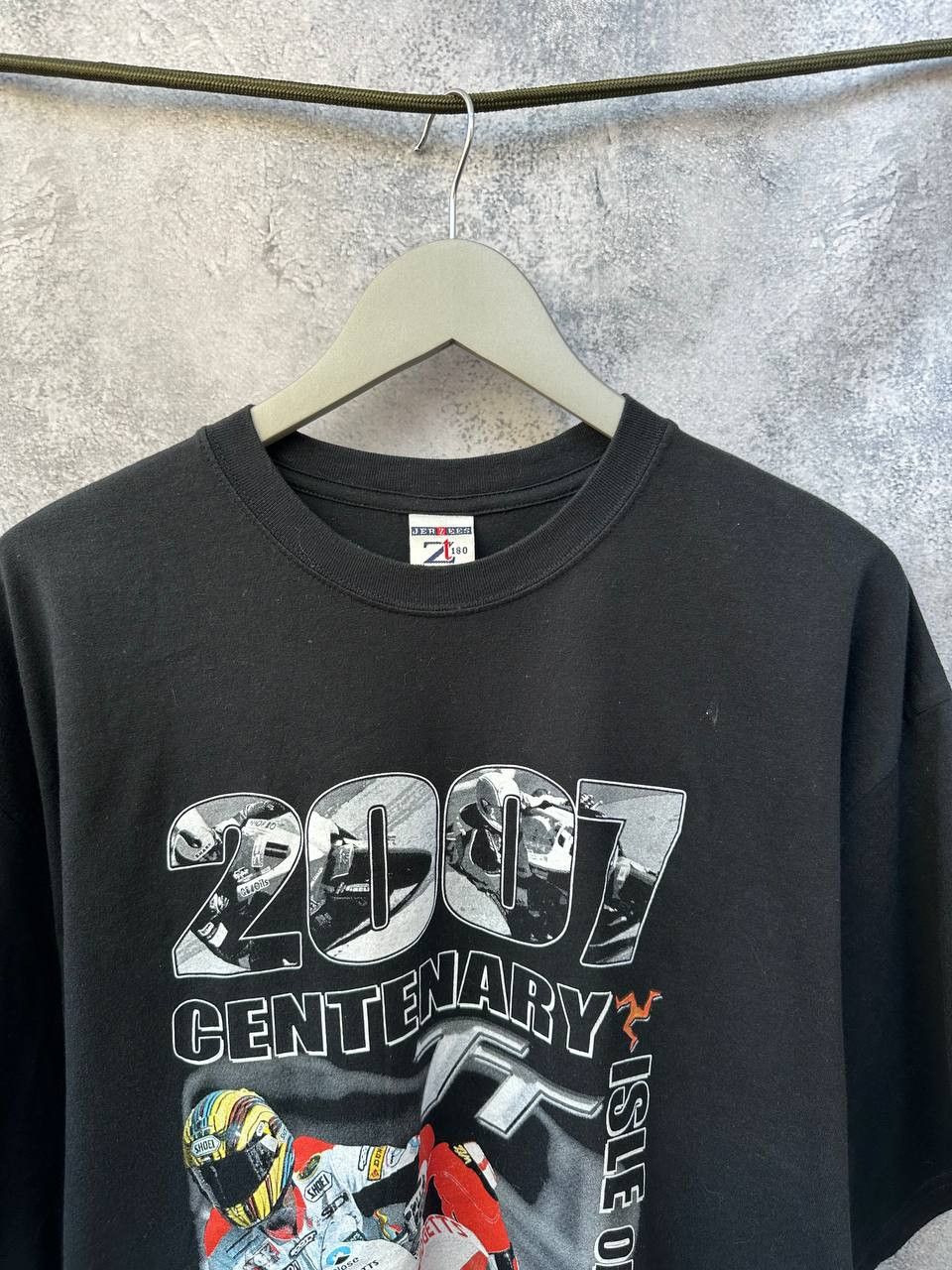 Vintage ISLE OF MAN TT RACES 1907-2007 "Centenary" Course T-Shirt Size US XXL / EU 58 / 5 - 5 Thumbnail