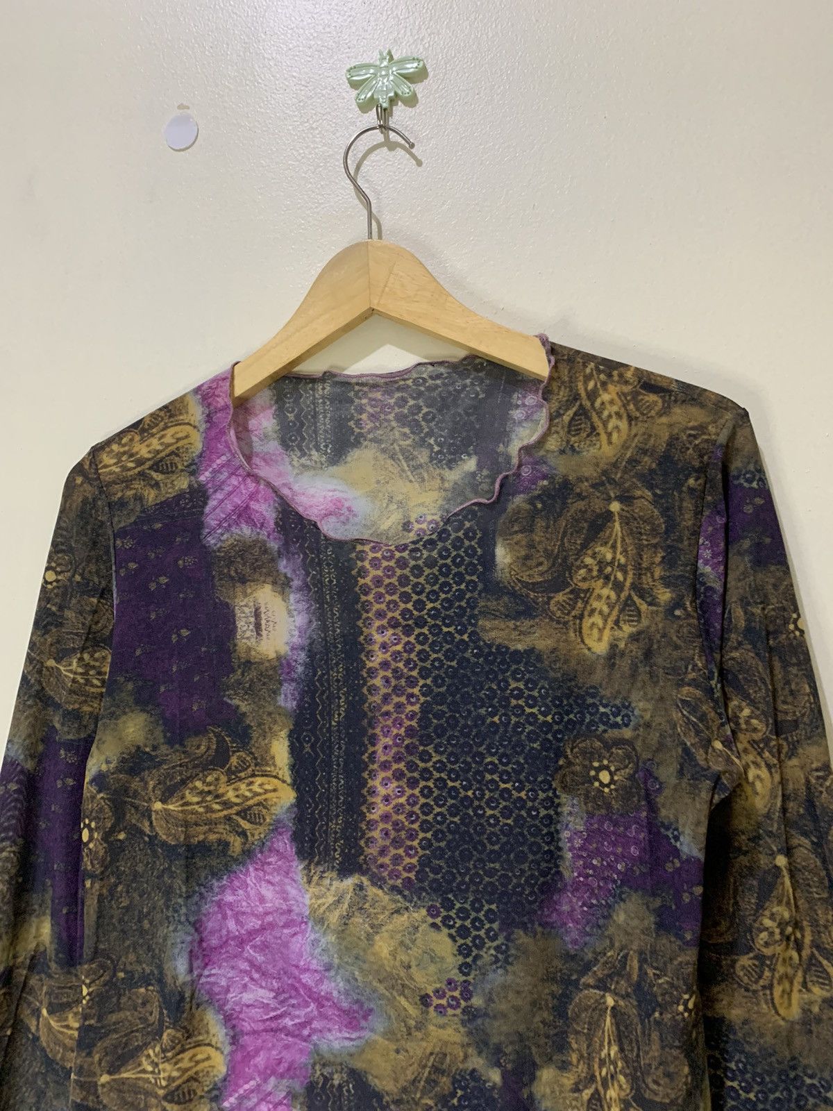 Jean Paul Gaultier × Vintage Vintage Mesh Top Shirt Inspired Jean Paul Gaultier Size M / US 6-8 / IT 42-44 - 2 Thumbnail