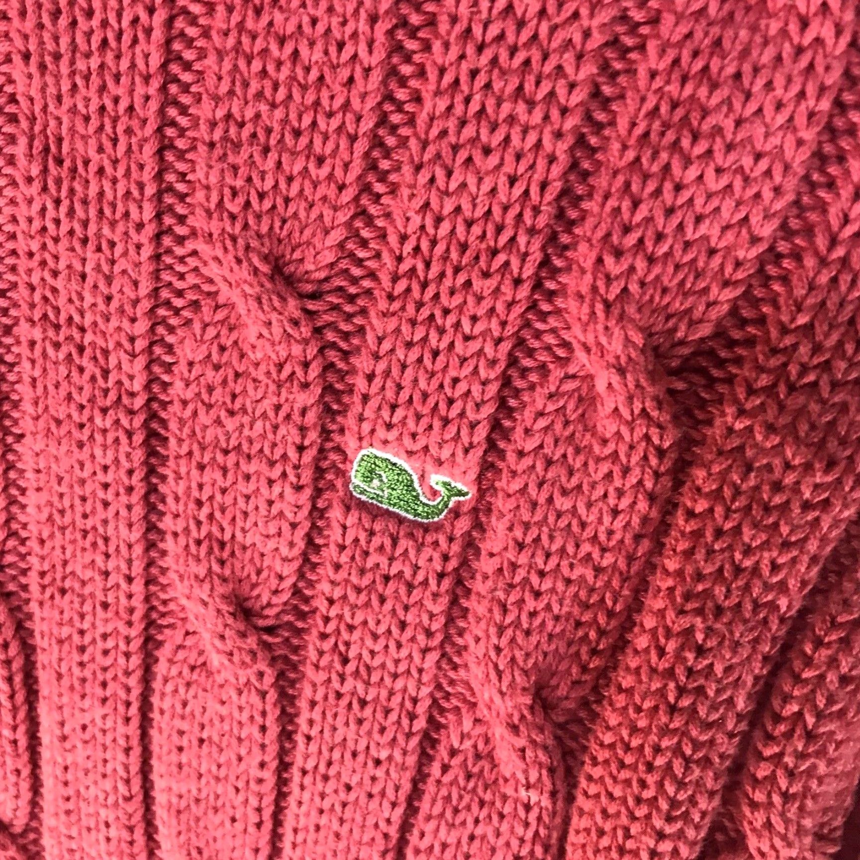 Vineyard Vines Vineyard Vines Women's Sweater Pullover Cable Knit Fall Winter Size S Pink Casual Size S / US 4 / IT 40 - 2 Thumbnail