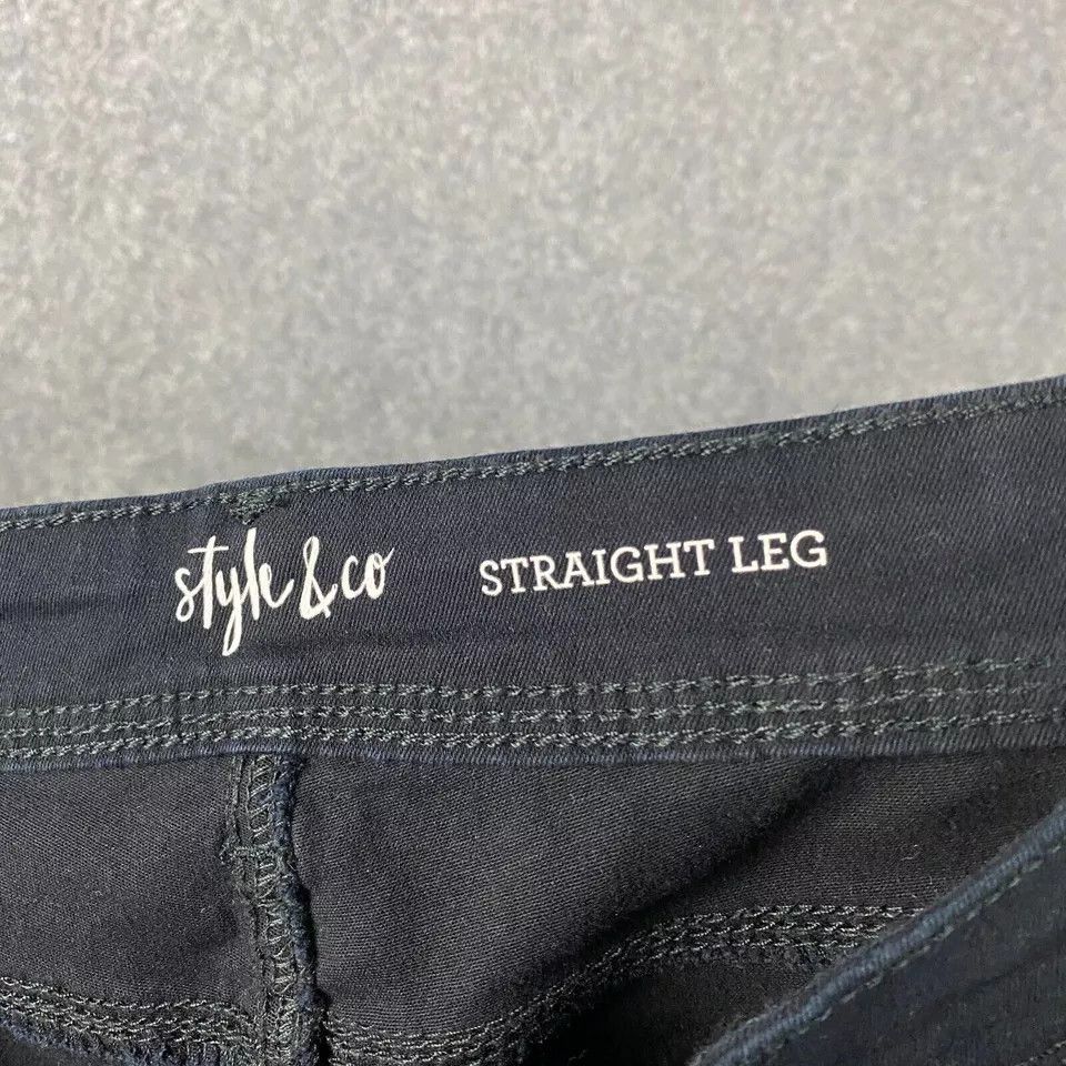 Style & Co Style & Co Jeans Women's 8P Straight Leg Denim Cotton Petite Size 30" / US 8 / IT 44 - 6 Thumbnail