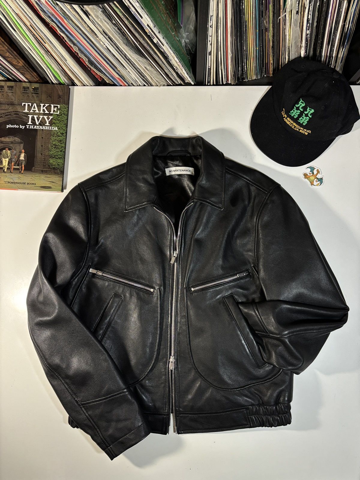 No Maintenance No Maintenance - Aero Leather Jacket - Size Small