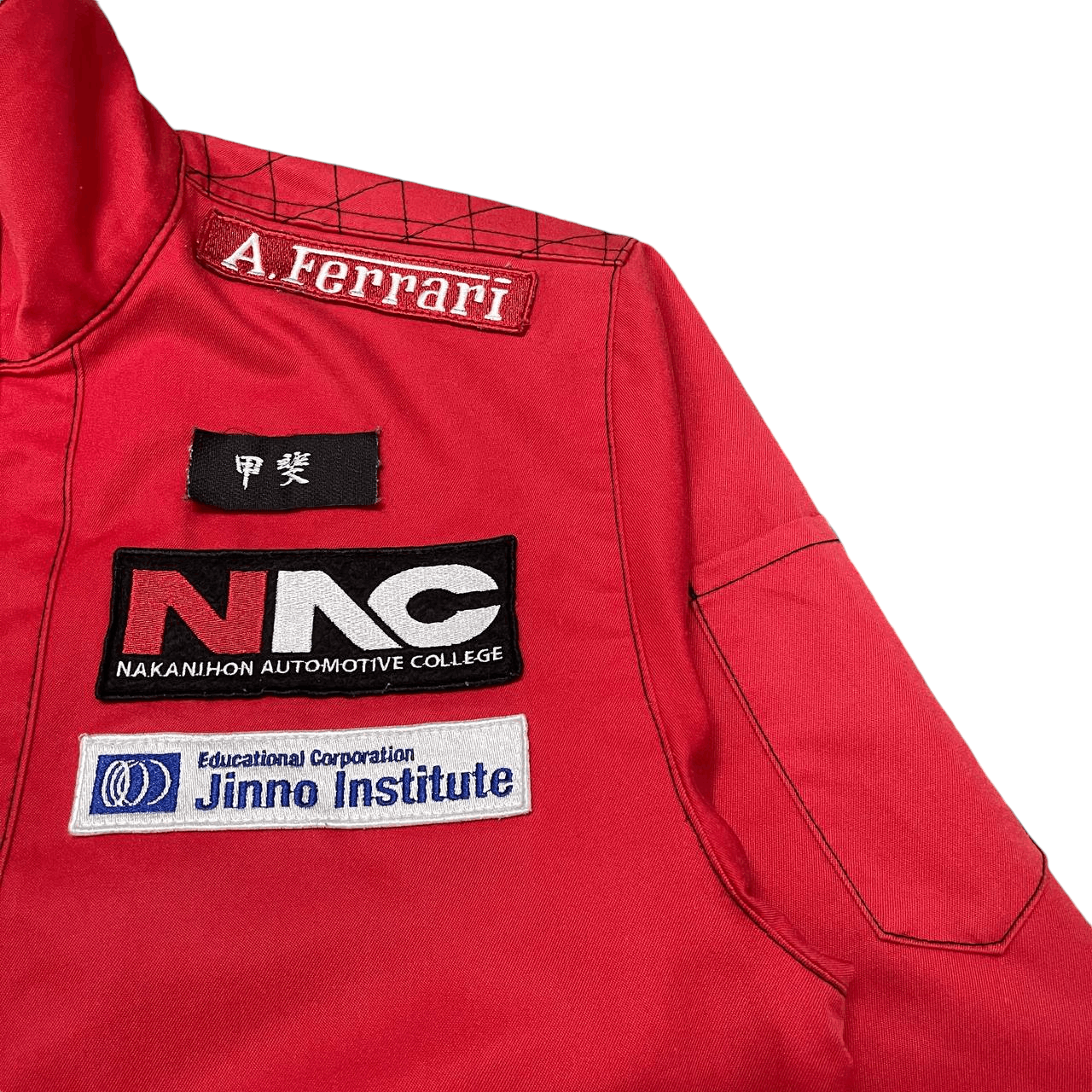 Ferrari Vintage Nakanihon Automotive College Racing Jacket Size US L / EU 52-54 / 3 - 6 Thumbnail