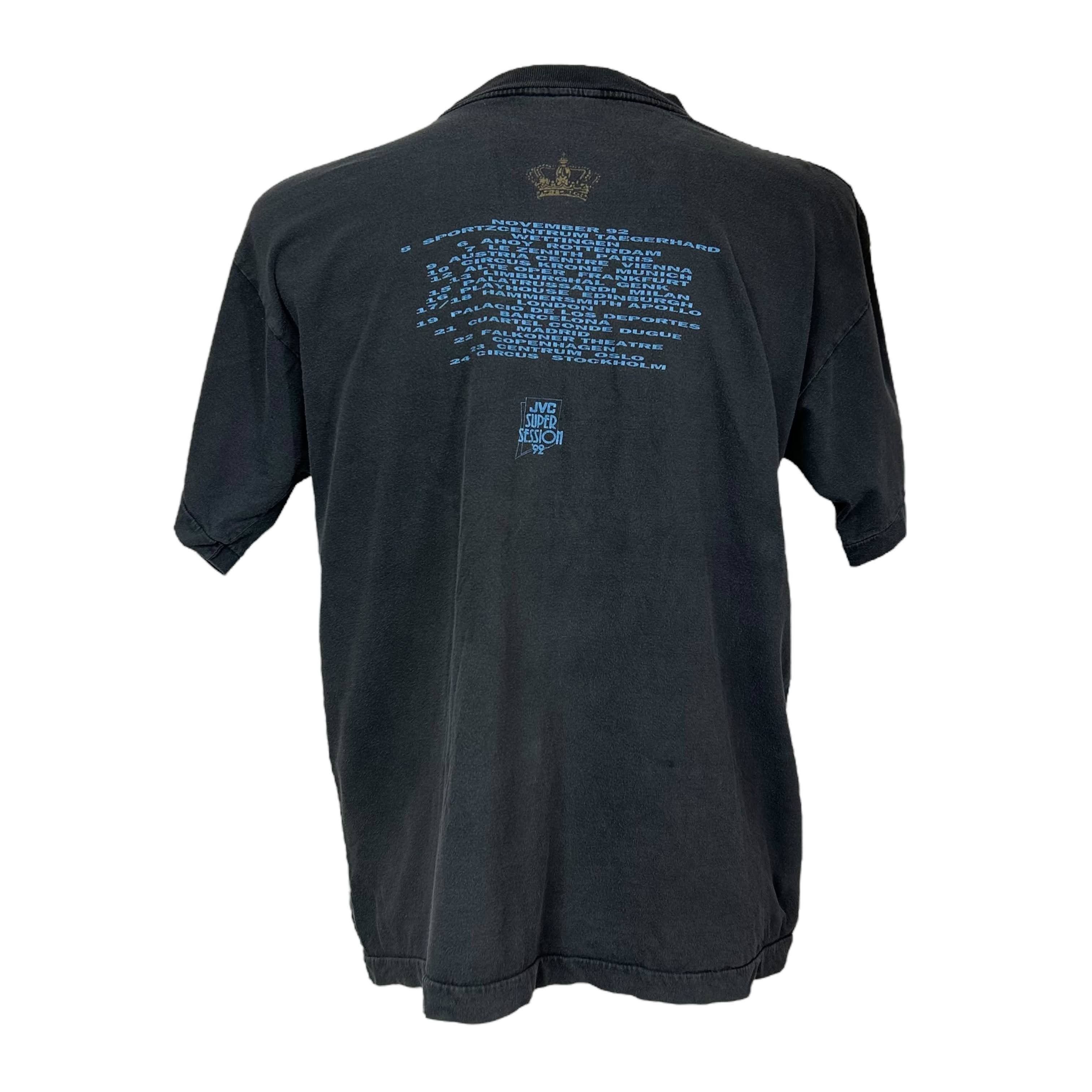 Band Tees × Vintage Vintage 1992 BB King JVC Super Session Black T-shirt M Size US M / EU 48-50 / 2 - 2 Thumbnail