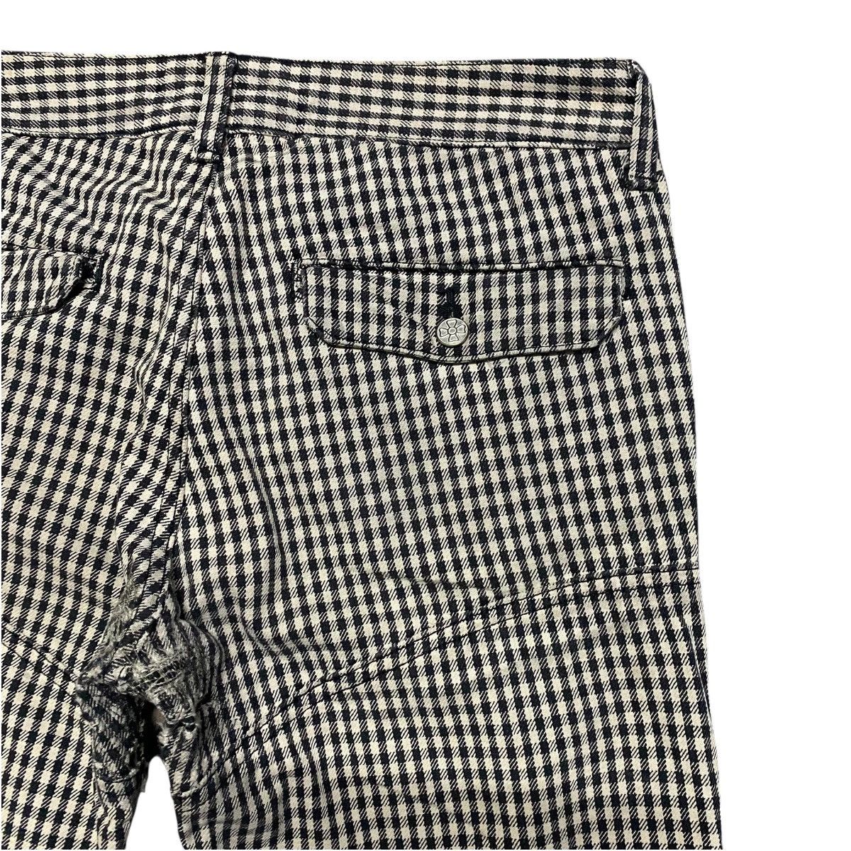Hysteric Glamour OZONE ROCKS Checked Flare Pants Long zipper Size US 30 / EU 46 - 15 Thumbnail