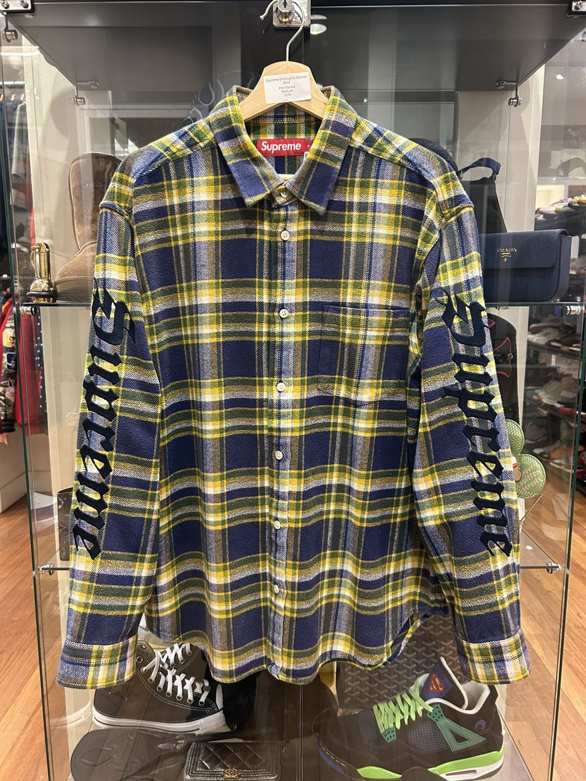 Supreme Supreme 1-800 Buffalo Plaid Flannel Shirt Black
