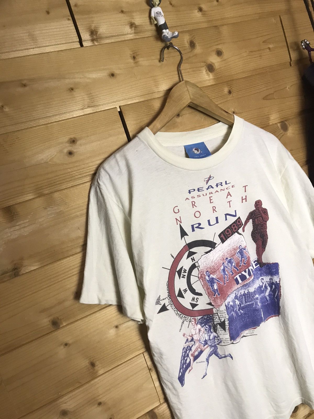 Vintage Vintage 1989 great north run single stitch t-shirt Size US M / EU 48-50 / 2 - 2 Thumbnail