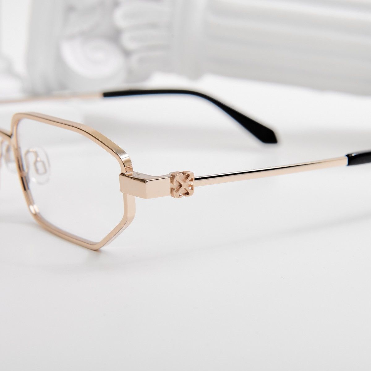 Off-White OFF WHITE STYLE 89 GOLD GLASSES Size ONE SIZE - 3 Thumbnail