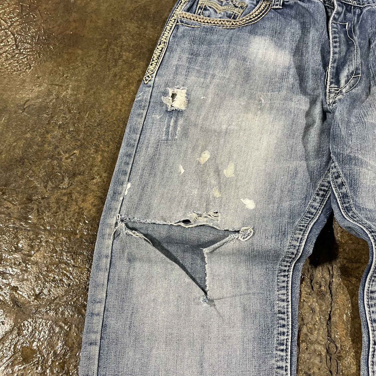 Affliction × Southpole × Vintage Crazy Vintage Y2K Affliction Style Jeans Grunge Skater Goth Size US 38 / EU 54 - 9 Thumbnail