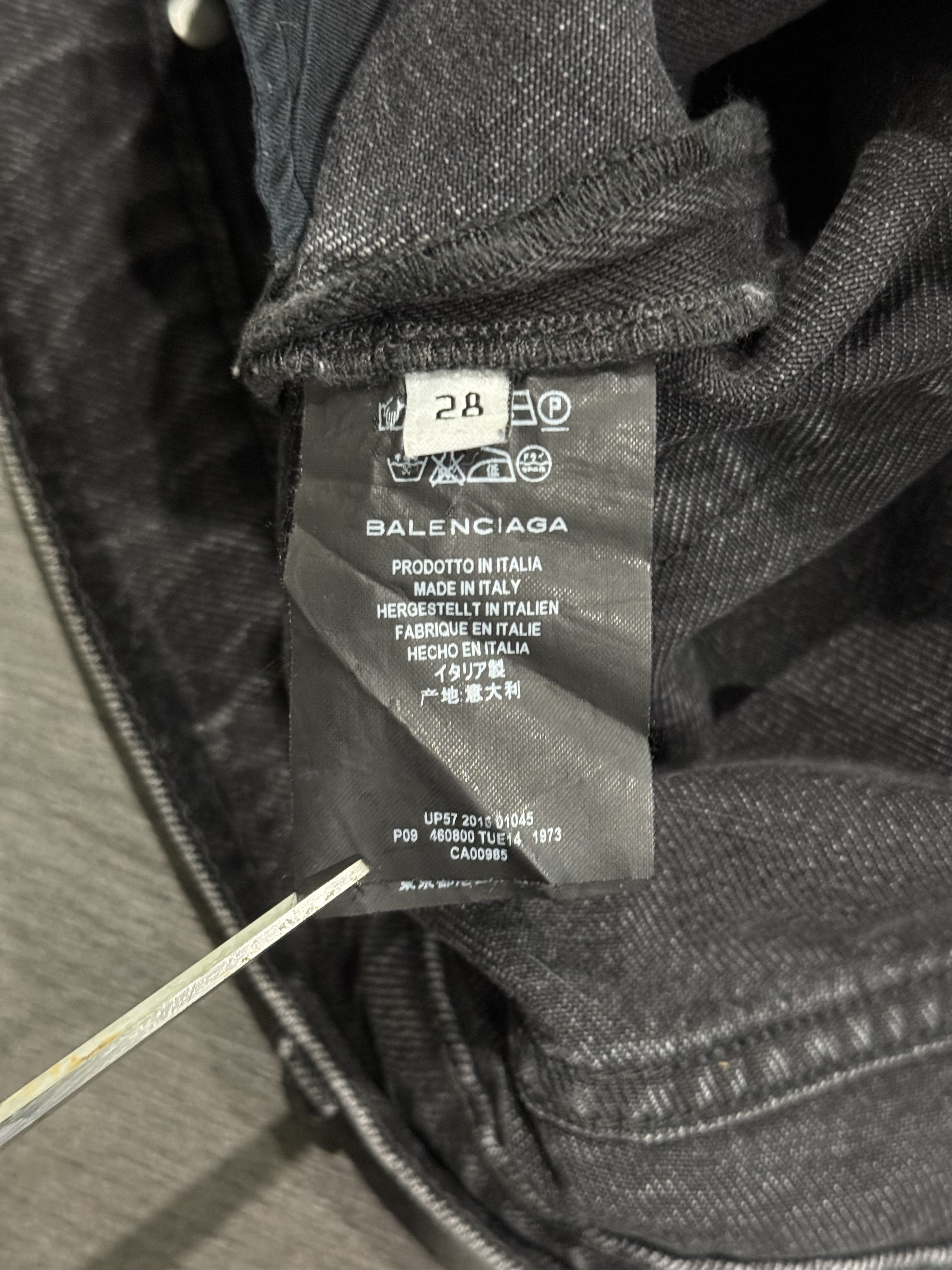 Balenciaga Balenciaga "Black wash" Denim Size US 28 / EU 44 - 5 Thumbnail