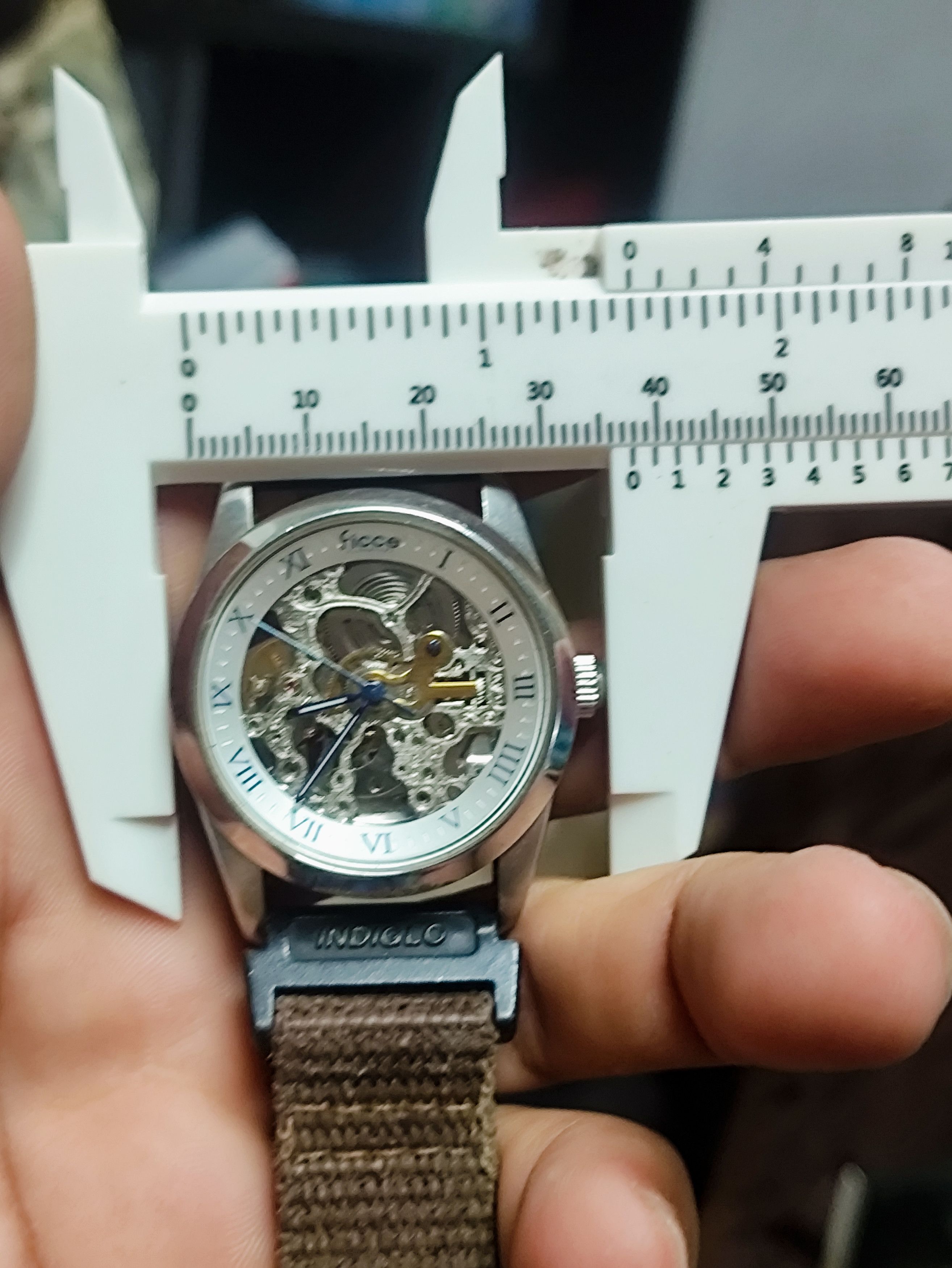 Japanese Brand Vintage Automatic Watch Transparent Engine. JAPAN ENGINE Size ONE SIZE - 6 Thumbnail