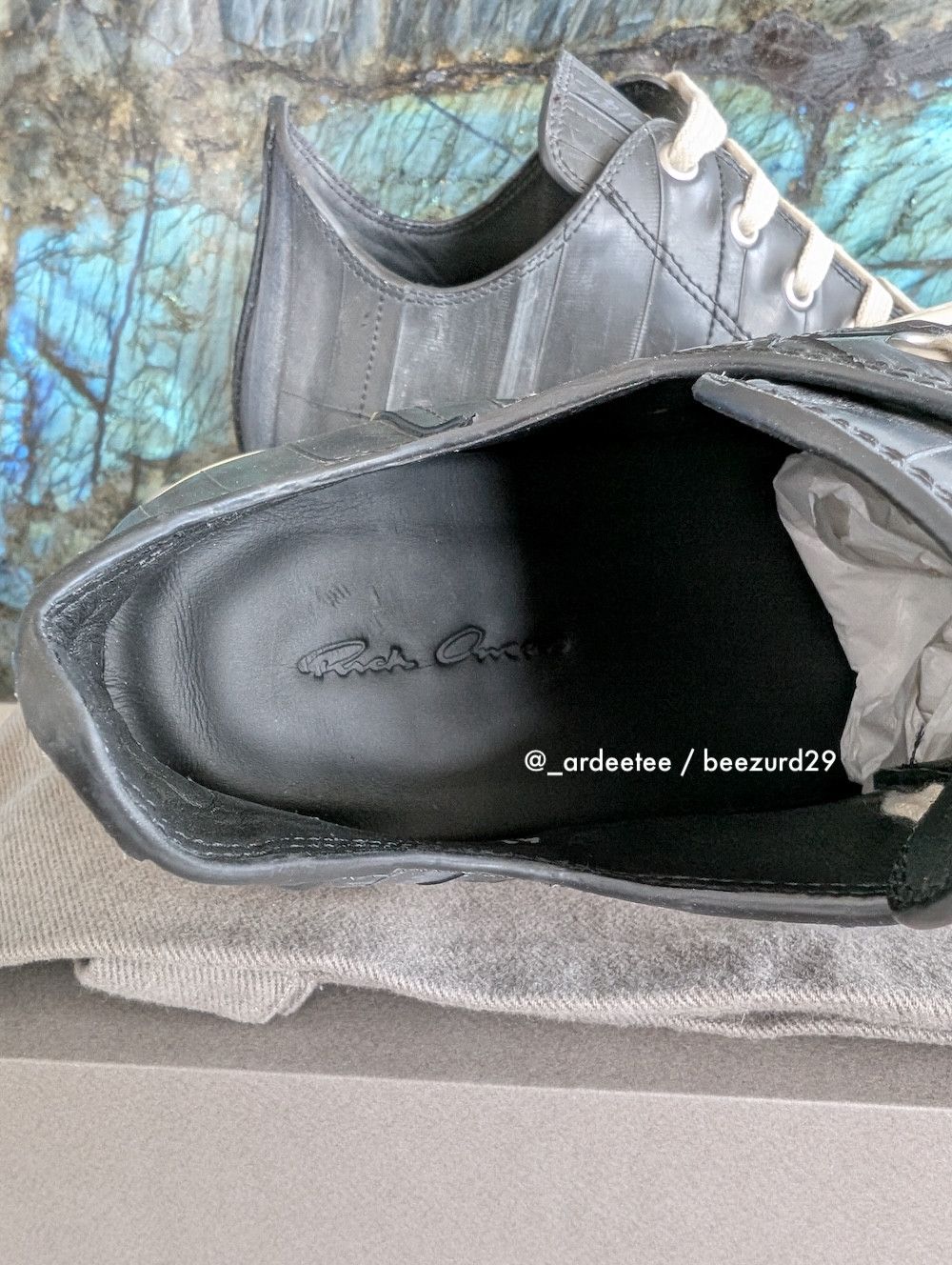 Rick Owens 💥1/1 SAMPLE MATISSE DI MAGGIO RUBBER RAMONES LOW FW24 Size US 8 / EU 41 - 10 Thumbnail