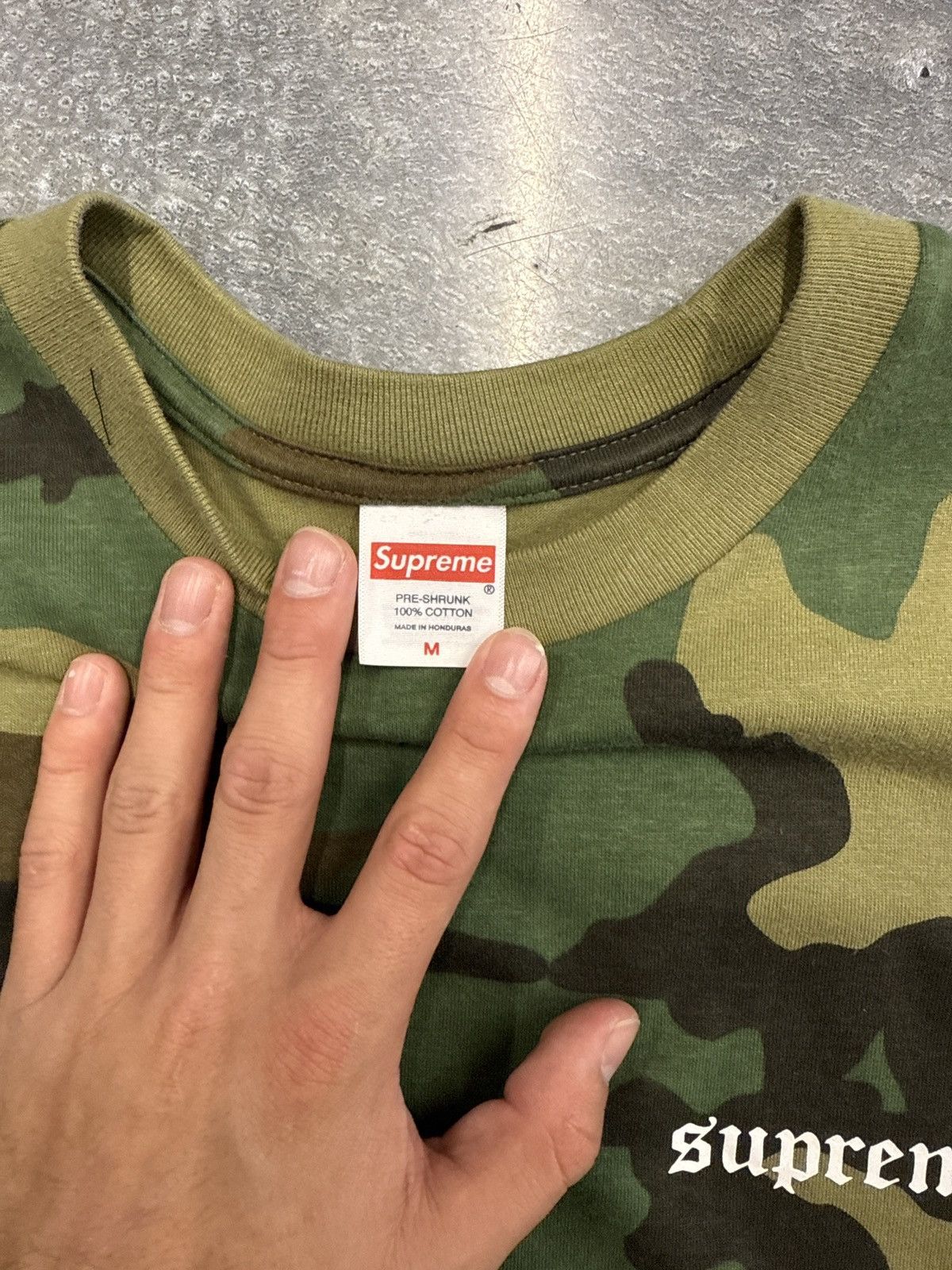 Supreme Supreme Target Tee Woodland Camo Size US M / EU 48-50 / 2 - 4 Thumbnail