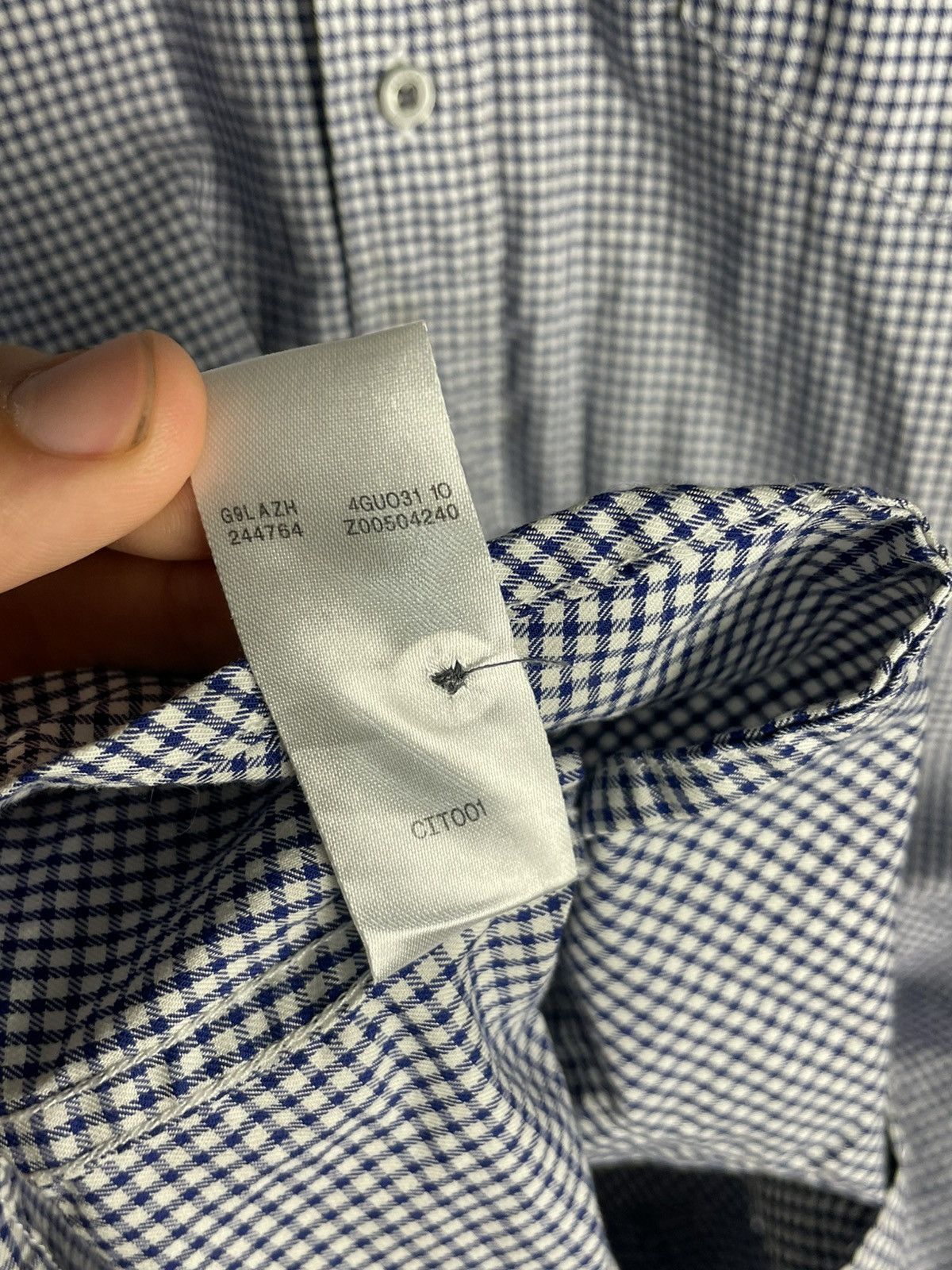 Gucci Gucci Plaid Check Formal Dress Slim Shirt Size US M / EU 48-50 / 2 - 8 Thumbnail