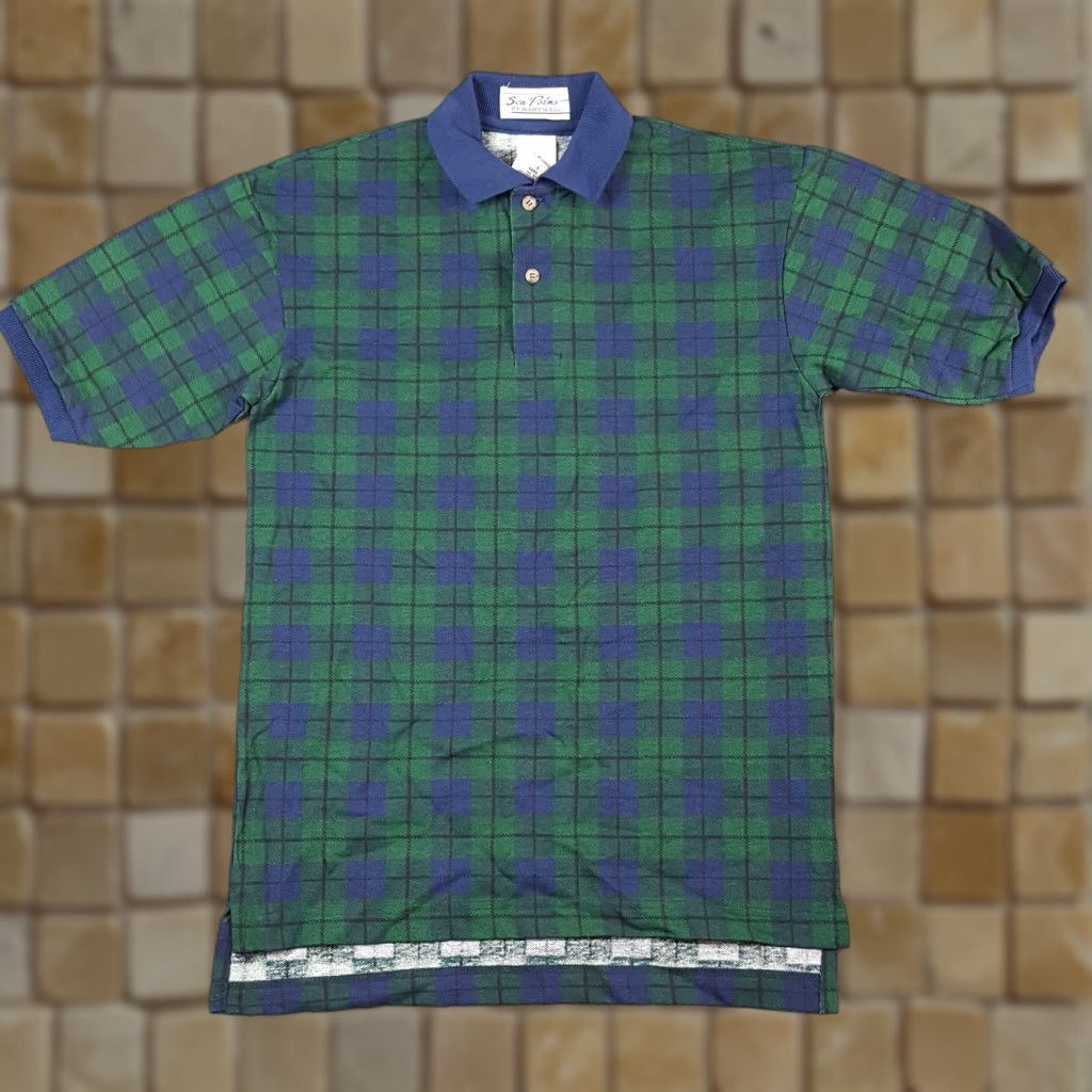 Vintage VINTAGE Hartwell Polo Shirt Men S Green Plaid Preppy 90s USA Made Button Collared Shirt Size US S / EU 44-46 / 1 - 1 Thumbnail