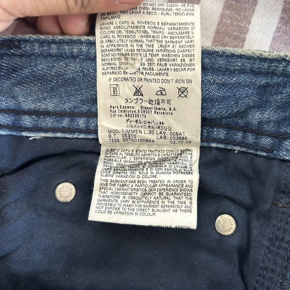 Diesel Vintage Diesel Timmen Stud Denim Size US 33 - 15 Thumbnail