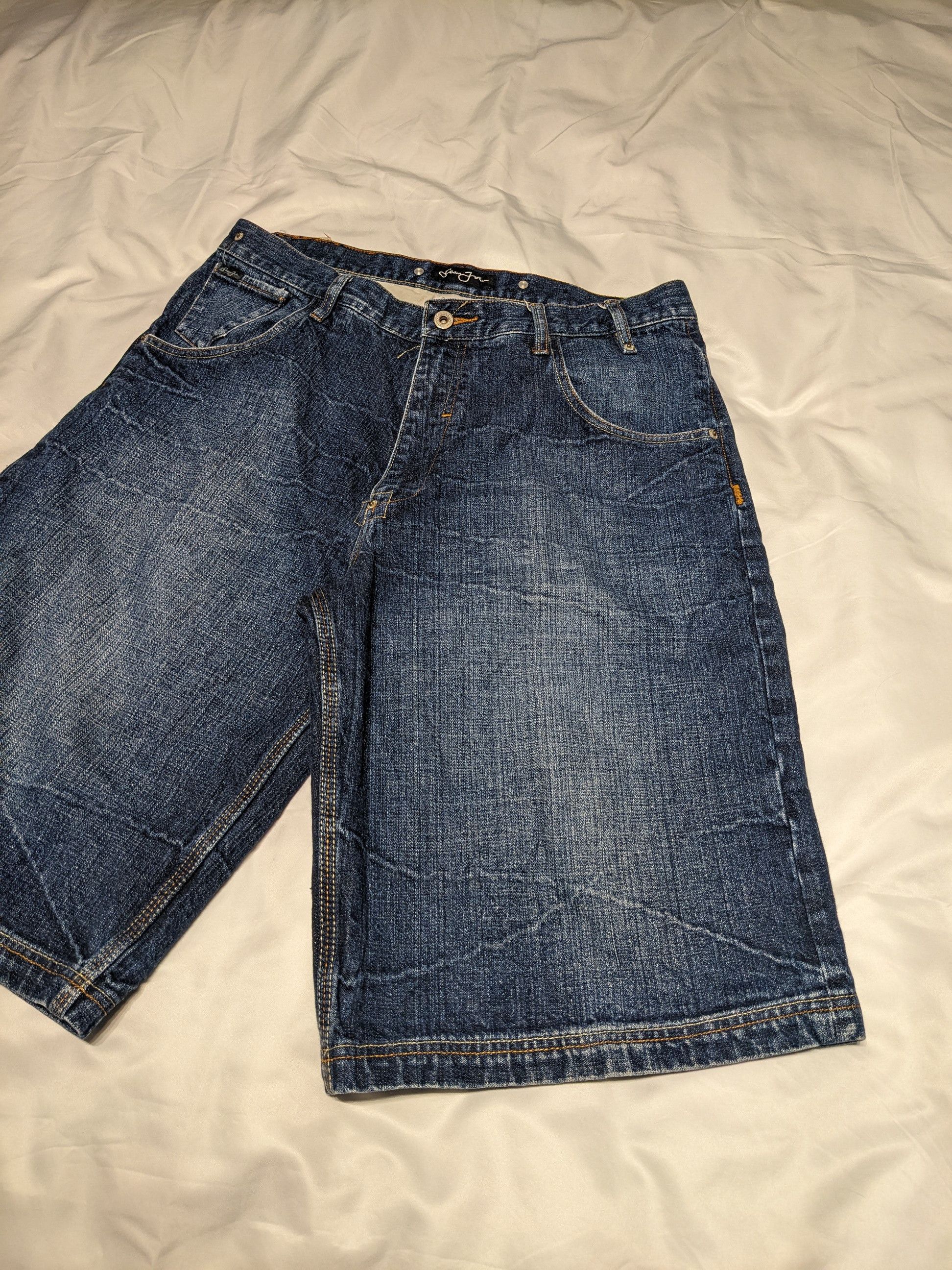 Sean John Vintage Sean John Baggy Denim Short men's 34 Size US 34 / EU 50 - 2 Thumbnail