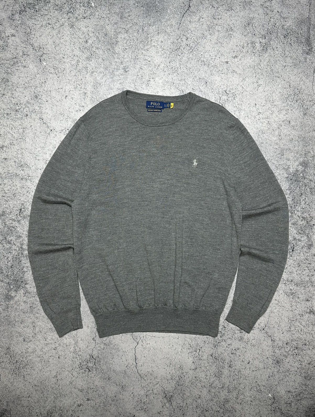 Polo Ralph Lauren Polo Ralph Lauren Crewneck Washable Merino Wool Sweater Size US L / EU 52-54 / 3 - 1 Thumbnail