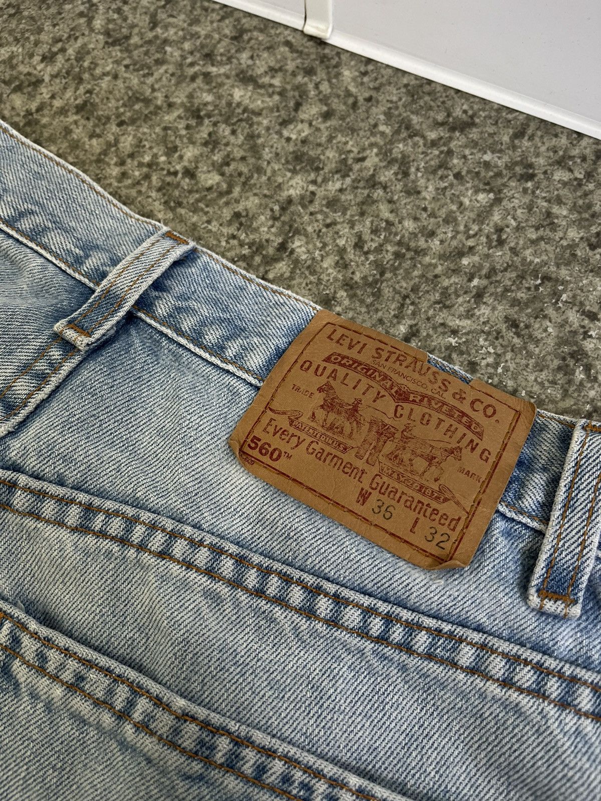 Levi's × Levi's Vintage Clothing Vintage 560 Levi’s made in Usa w36 l32 Size US 36 / EU 52 - 4 Thumbnail