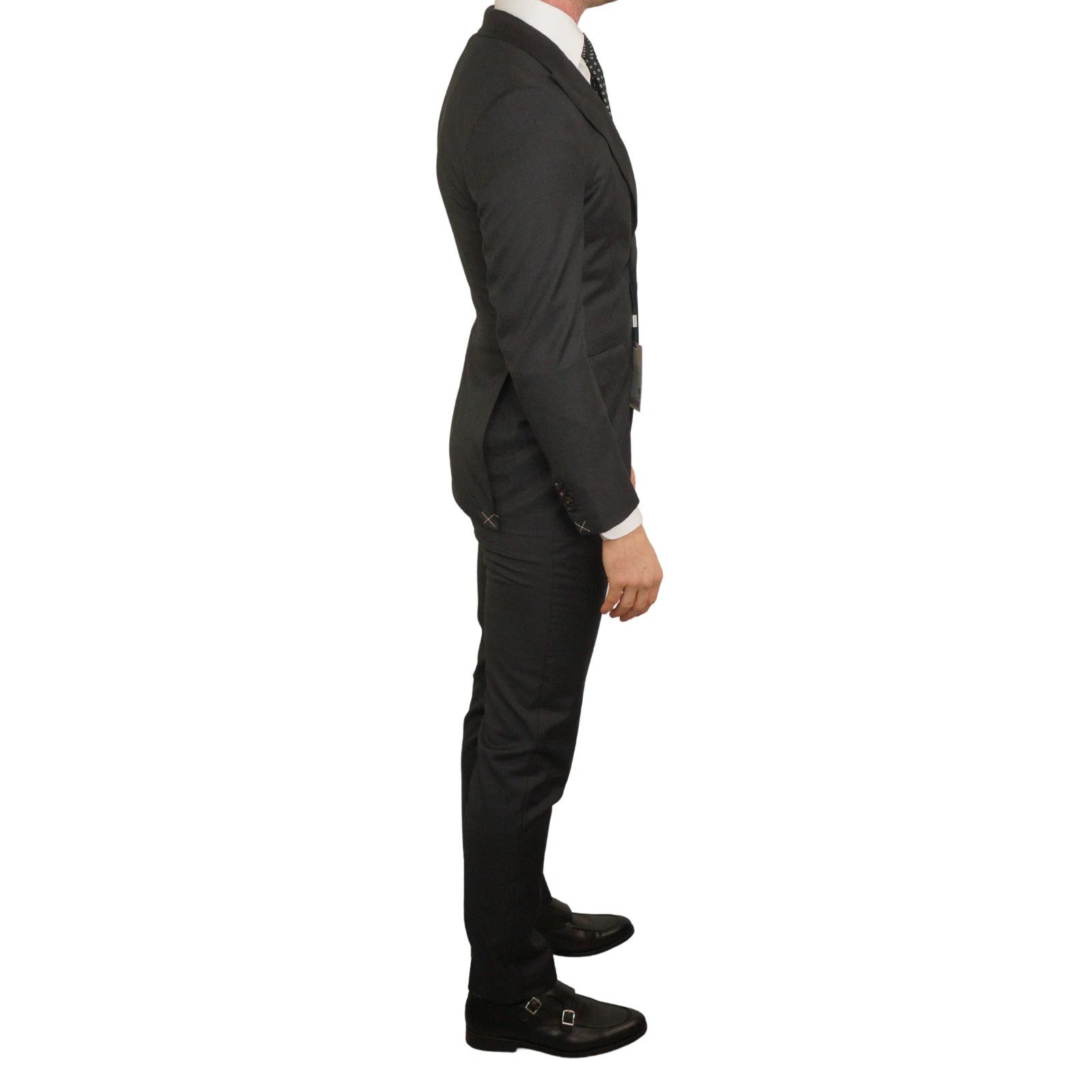 Suitsupply Men Suitsupply Suit La Spalla Grey Charcoal REDA 28 UK/US46S Size 46S - 2 Thumbnail