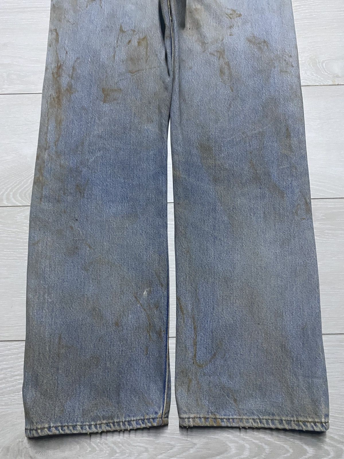 Levi's Levis 501 70s ButtonFly 6 Crazy Mud Wash Rusty Selvedge Size US 28 / EU 44 - 6 Thumbnail