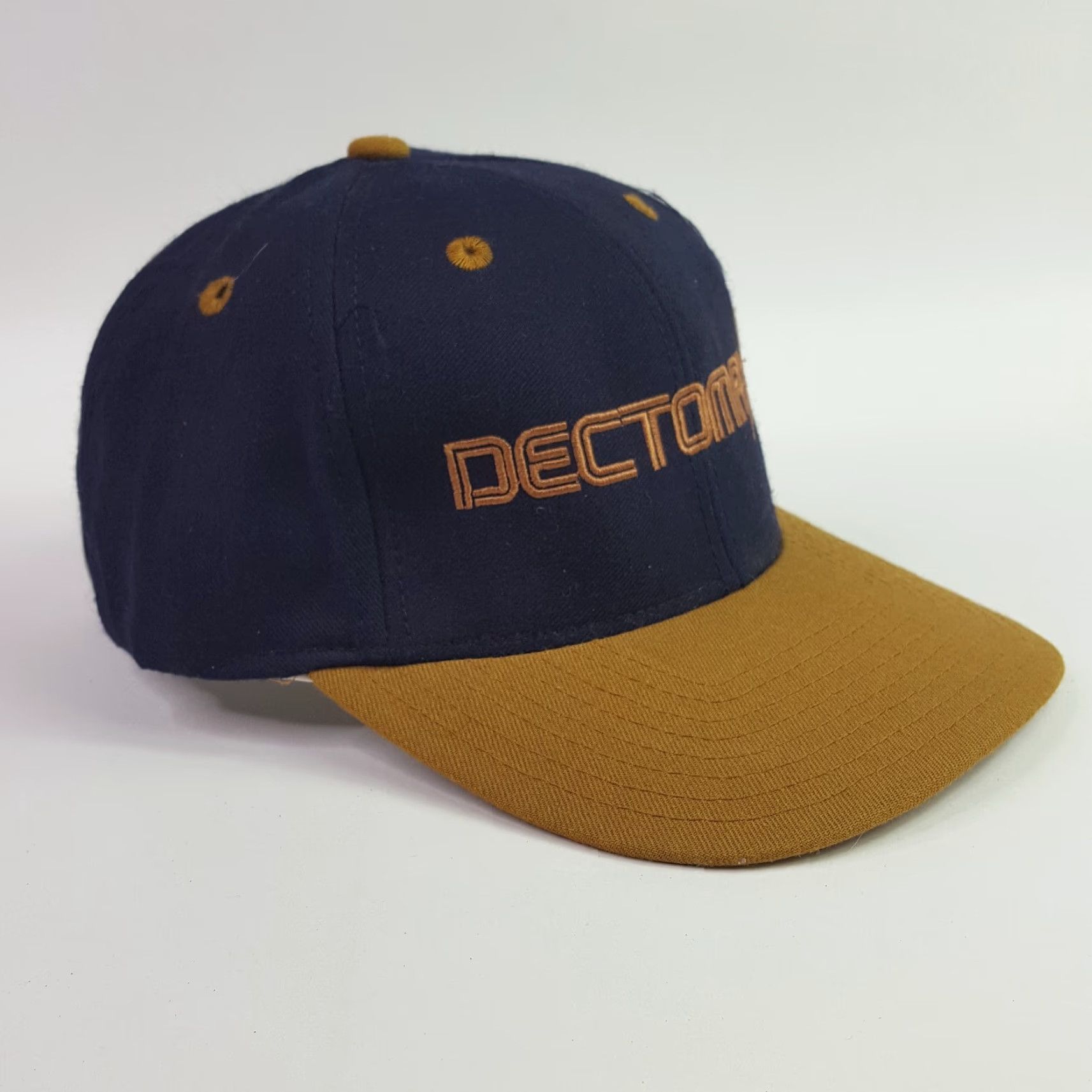 Vintage VINTAGE Kudzu Trucker Hat Mens Adjustable Farm Cap Wool Blend Embroidered 80s 90s Retro Blue Size ONE SIZE - 4 Thumbnail