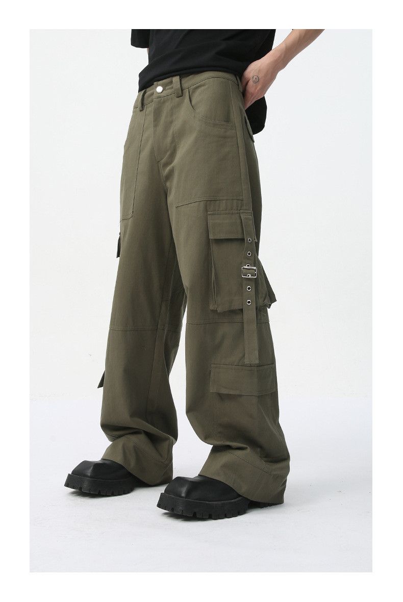 Japanese Brand Men's Cargo Pants Multi Pocket Size US 33 - 3 Thumbnail