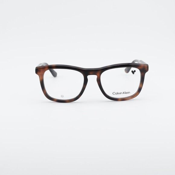 Calvin Klein Calvin Klein CK24515 240 Eyeglasses Havana 52mm Square Frame Size ONE SIZE - 3 Thumbnail