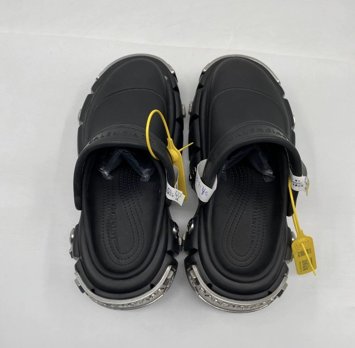 Balenciaga × Crocs Balenciaga x Crocs Hardcrocs Slide Black SIZE EU 42 Size US 12 / IT 42 - 2 Thumbnail