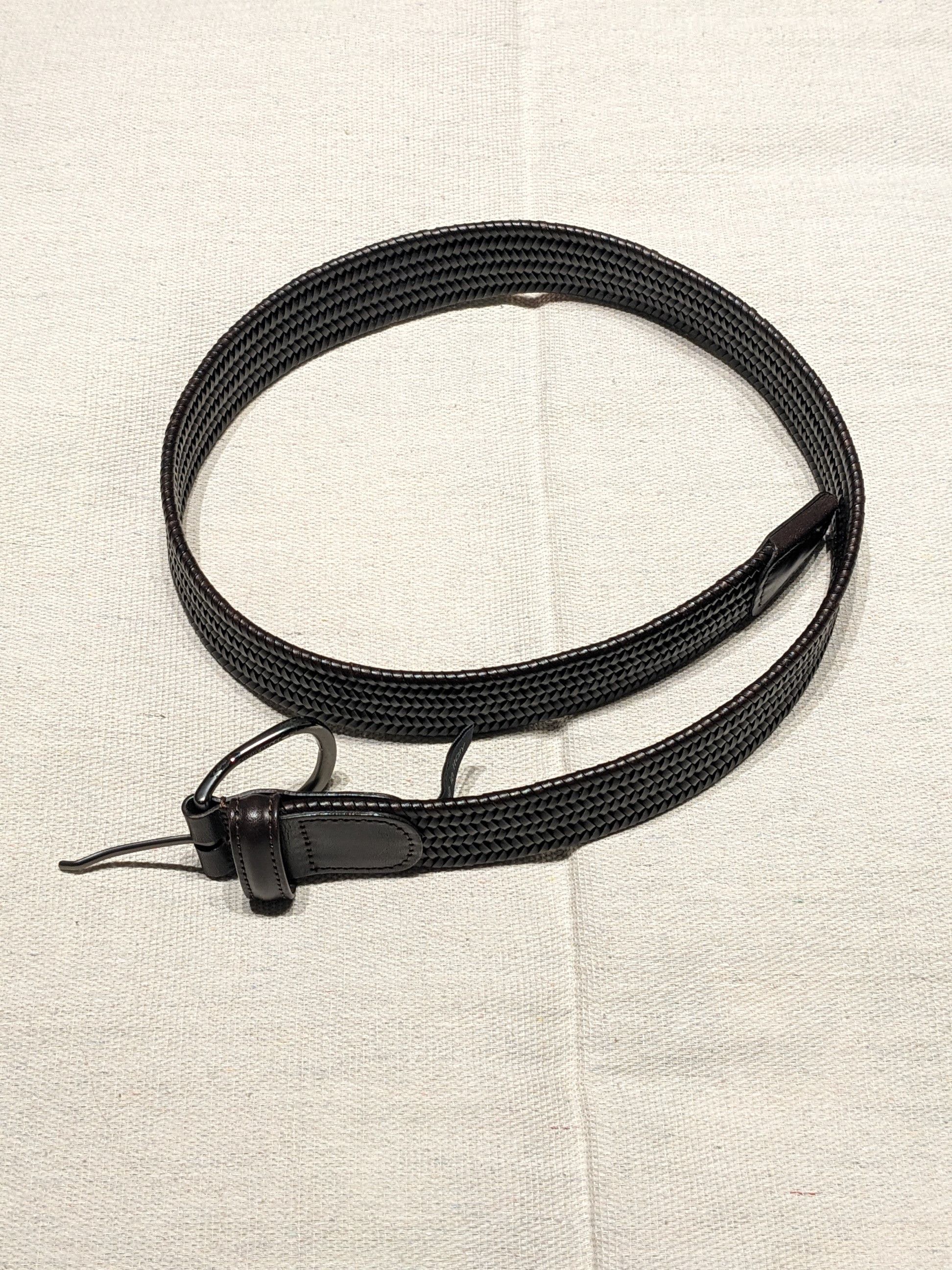Andersons Anderson's Stretch woven leather belt men's 30 Size 30 - 3 Thumbnail
