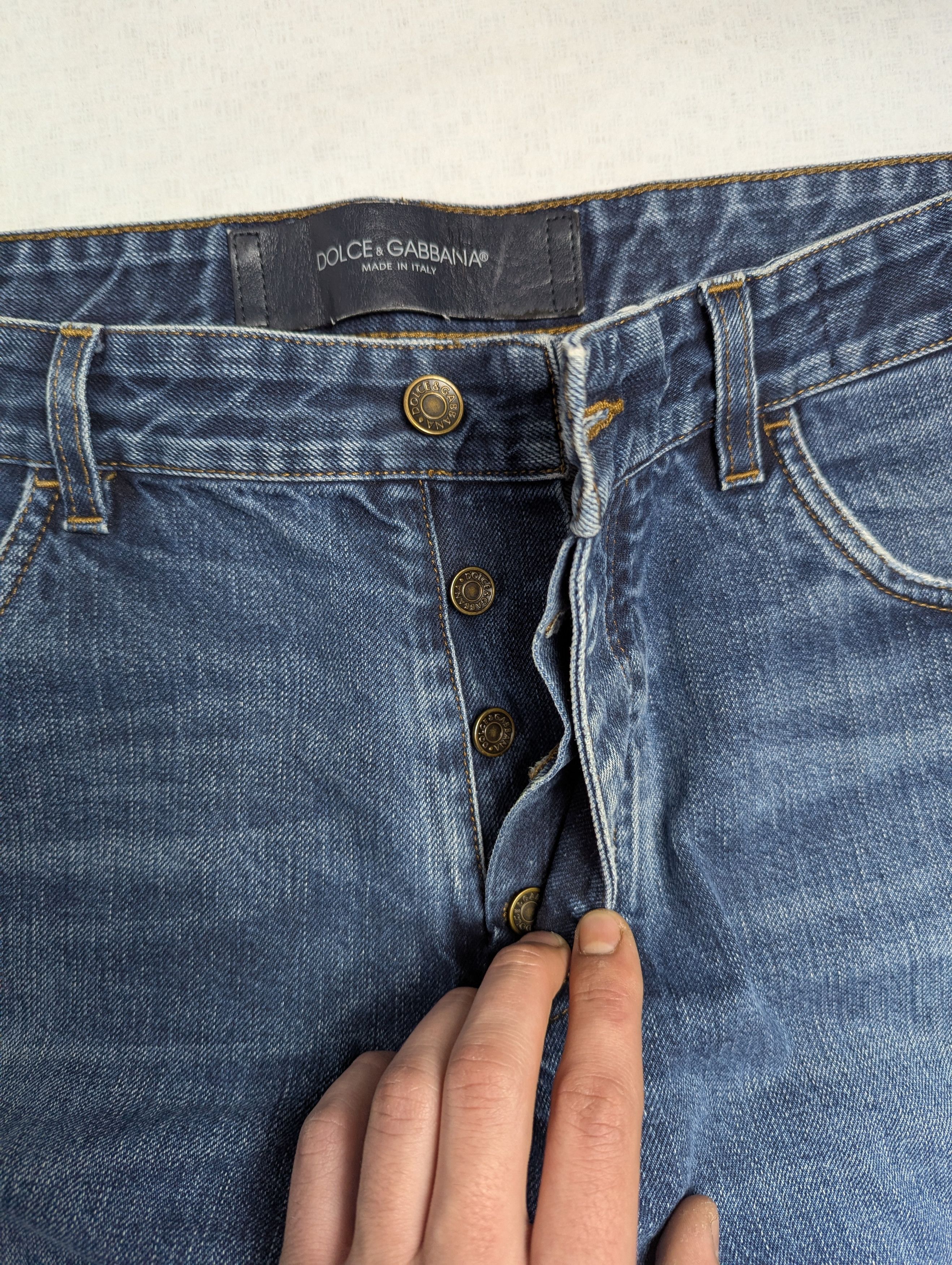 Dolce & Gabbana × Vintage Vintage Dolce & Gabbana Luxury Denim Jeans Size US 36 / EU 52 - 6 Thumbnail