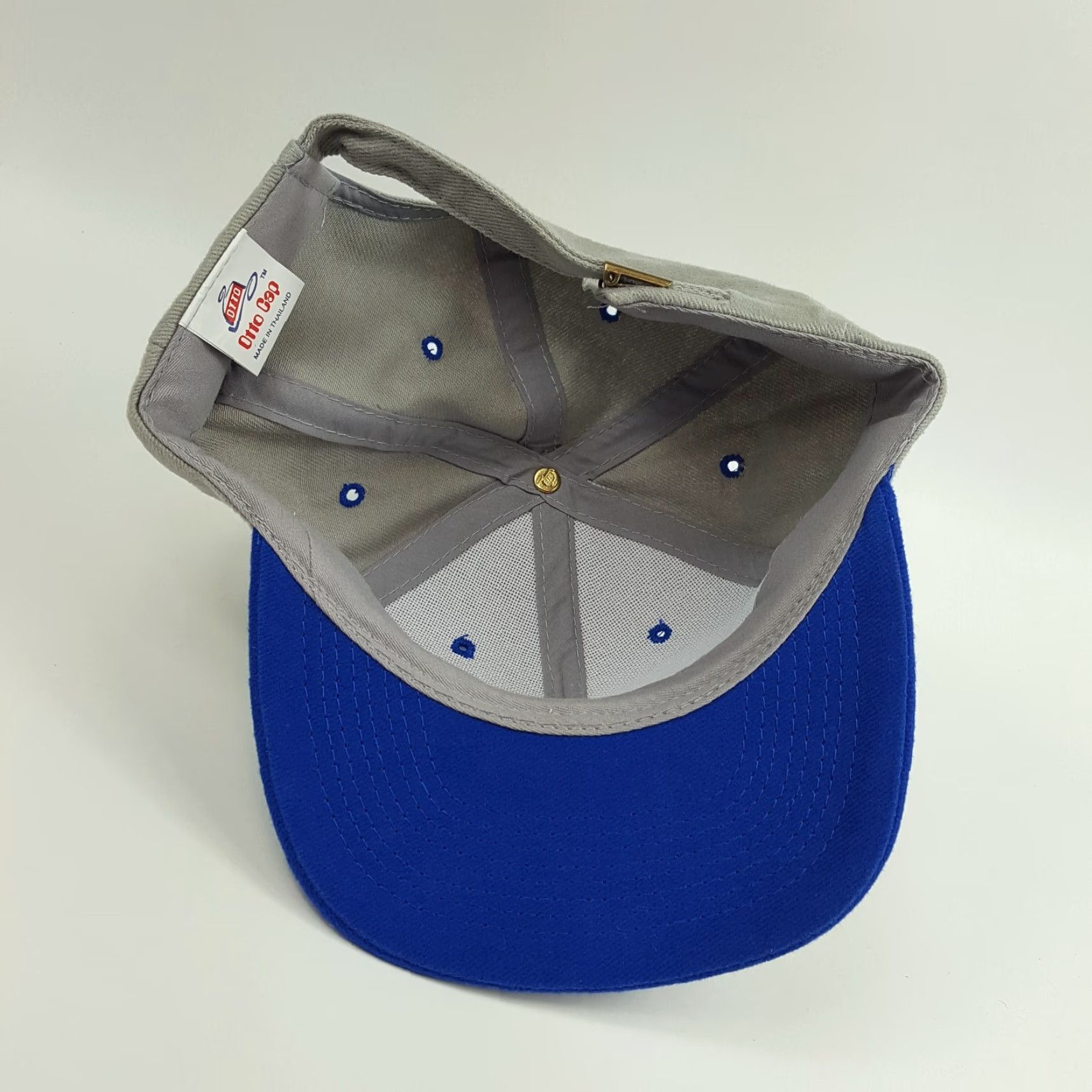 Vintage VINTAGE Otto Hat, 90s Trucker Snapback Adjustable Strap Baseball Cap, Blue, Men, Cotton Canvas, Embroidered, Lightweight, Breathable, USA Theme Size ONE SIZE - 5 Thumbnail