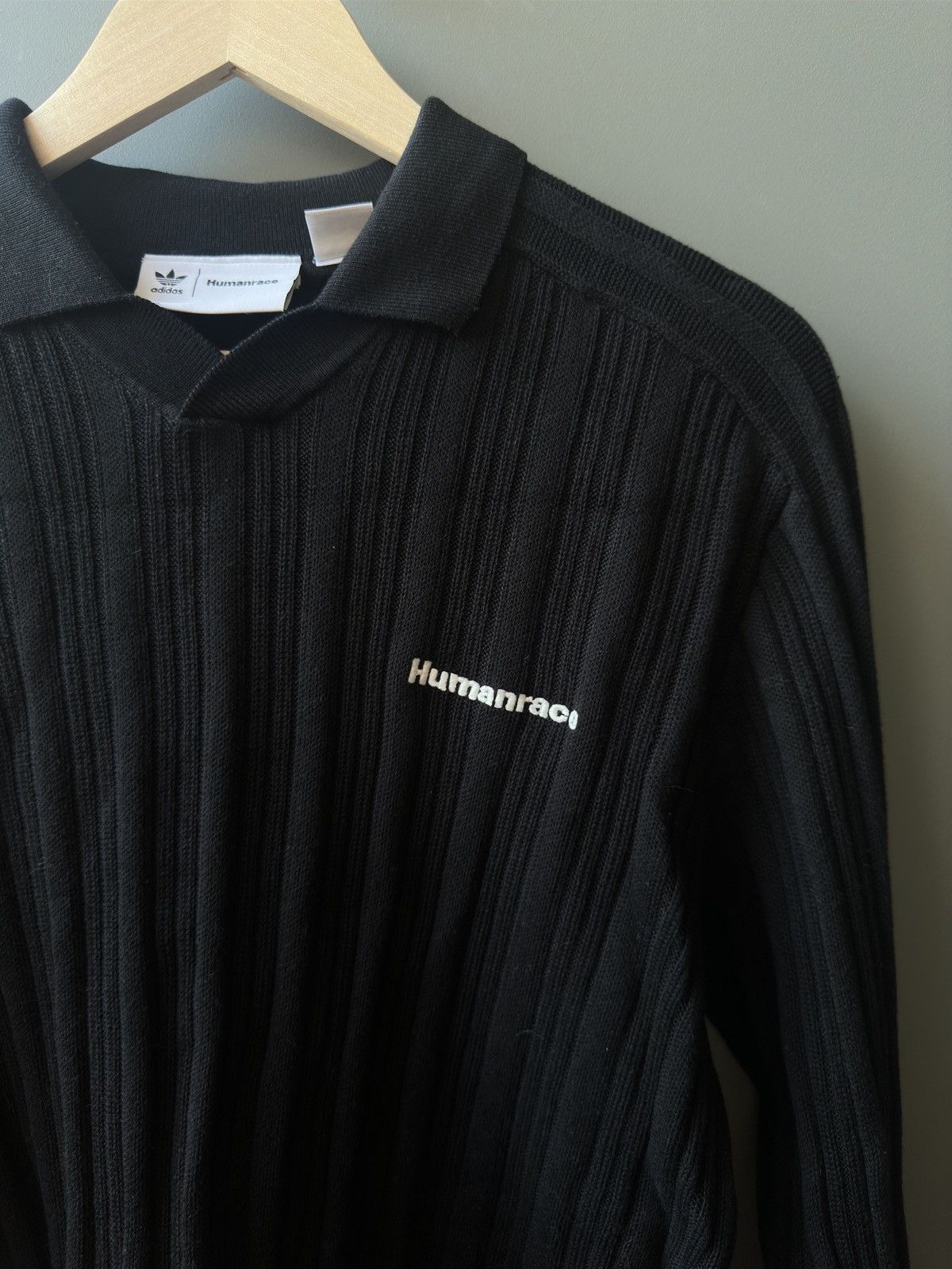 Humanrace Adidas Humanrace Pharrell Williams Knit Long Sleeve Jersey Size US S / EU 44-46 / 1 - 4 Thumbnail