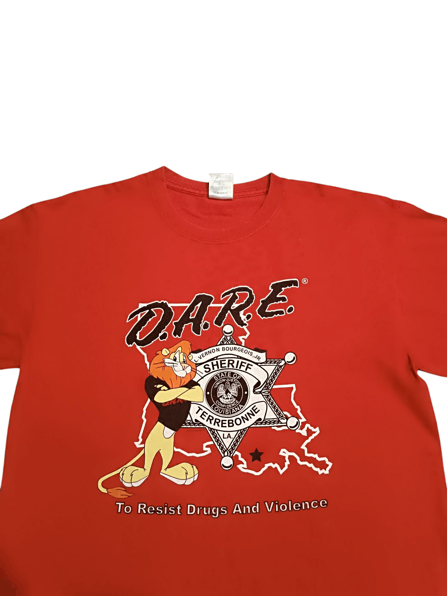 D.A.R.E × Vintage Vintage Short Sleeve T Shirt "D.a.r.e. Sheriff Terrebonne Size US M / EU 48-50 / 2 - 2 Thumbnail