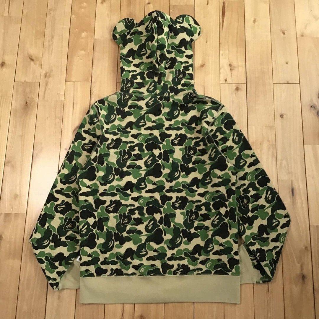 Bape × Medicom Toy BAPE × medicom toy BE@R full zip hoodie ABC camo green APE Size US L / EU 52-54 / 3 - 4 Thumbnail