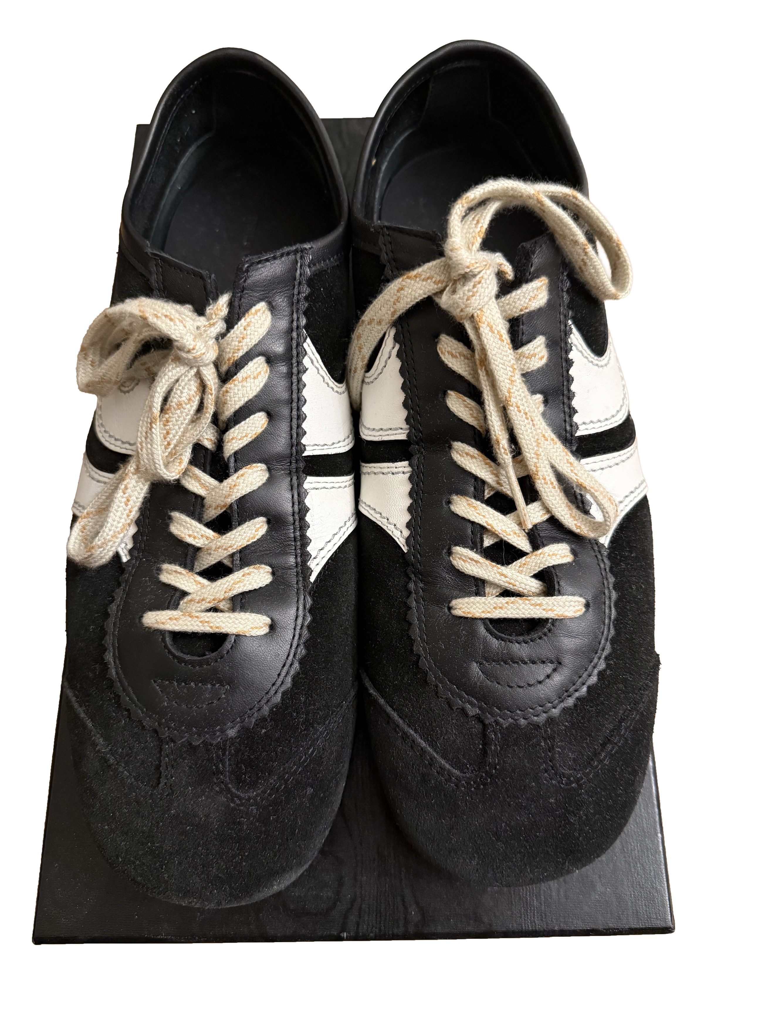 Dries Van Noten dries van noten suede sneaker- Black Size US 9 / EU 42 - 2 Thumbnail