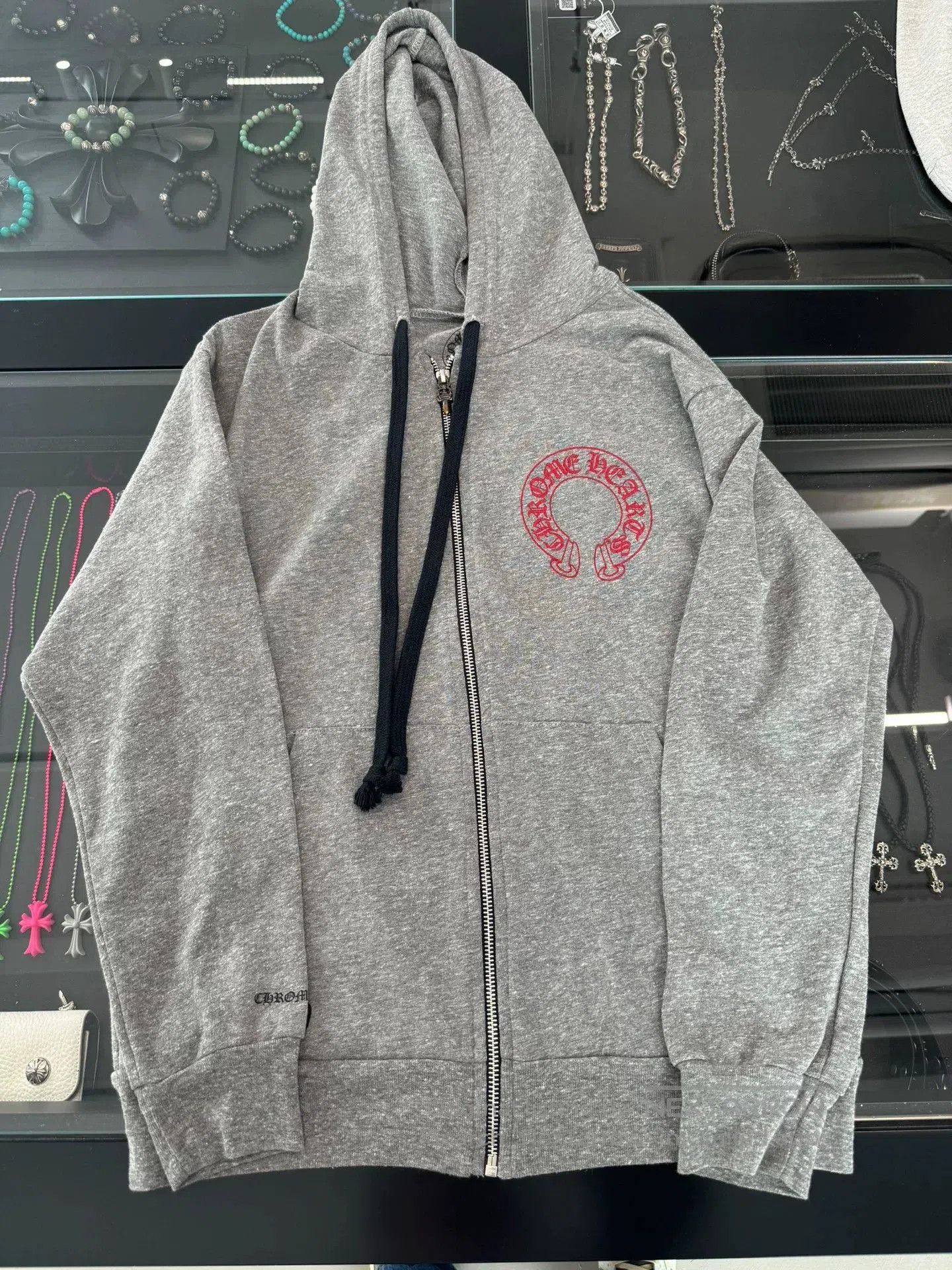 Chrome Hearts Chrome Hearts Gray Cross Zip Hoodie. Size US M / EU 48-50 / 2 - 2 Thumbnail
