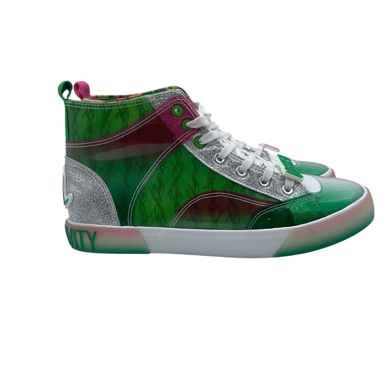 Other Wicked Ground Up High Top Shoes Green White Pink Womens 9.5 Size US 9.5 / IT 39.5 - 2 Thumbnail