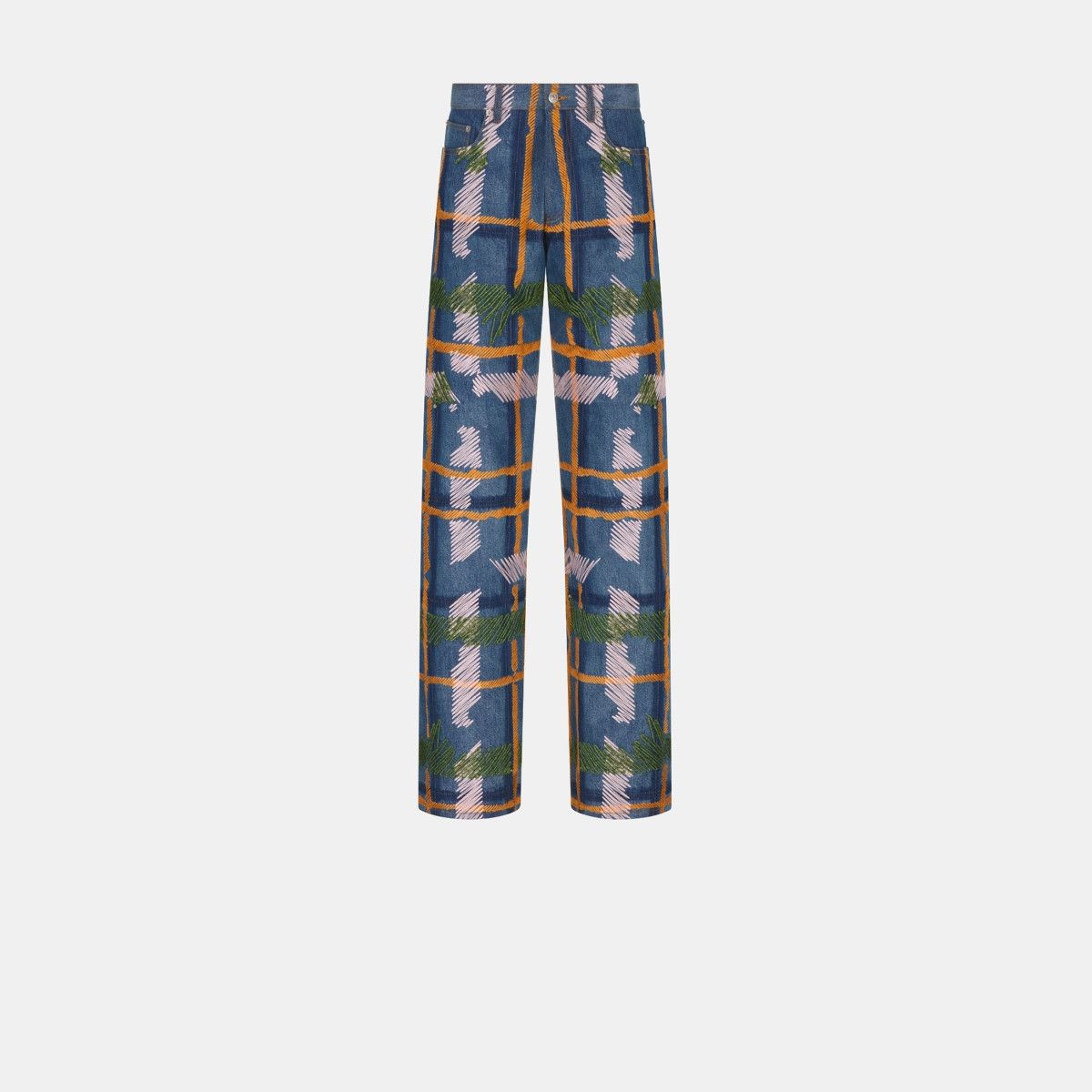 Dior o1bcso1str1224 Straight-Fit Jeans in Blue Size US 34 / EU 50 - 1 Thumbnail