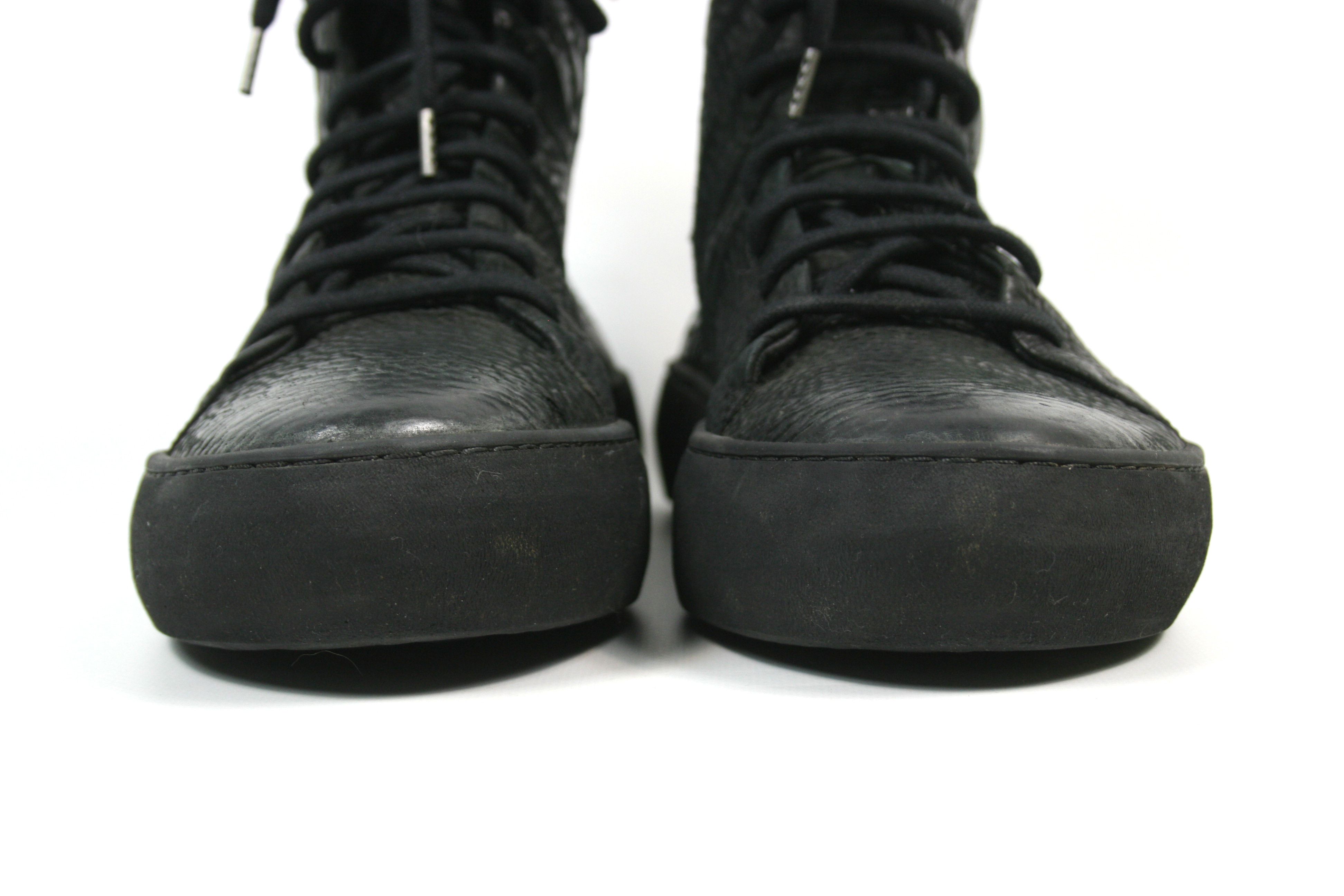 Isaac Sellam Experience X Conspiracy Culatta Horse Leather Side Zip Sneakers Size US 7 / EU 40 - 4 Thumbnail