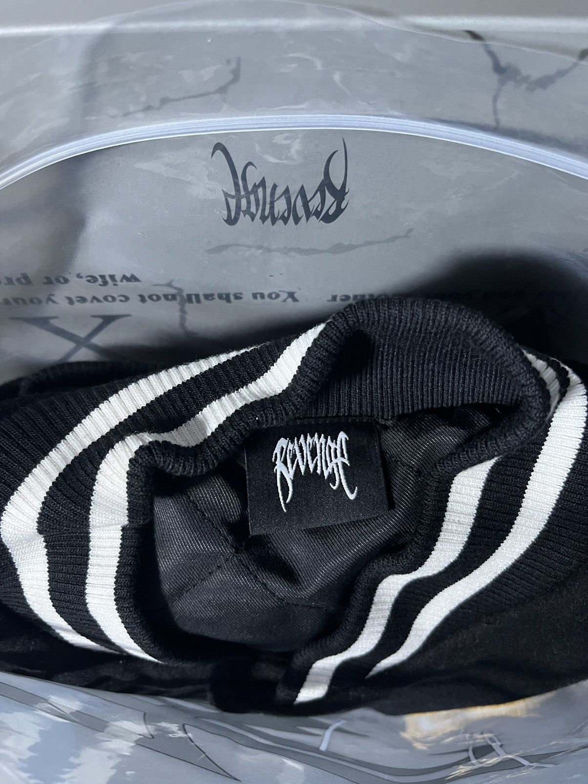 Revenge REVENGE KOSUKE KAWAMURA BLACK VARSITY JACKET Size US M / EU 48-50 / 2 - 7 Thumbnail