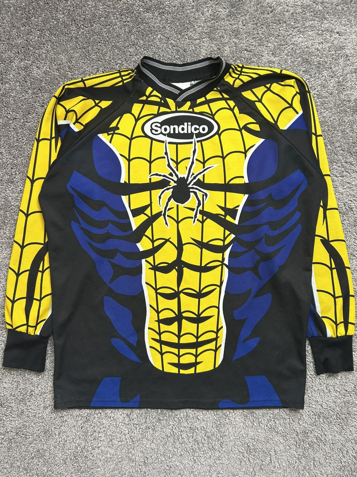 Vintage Vintage Sondico Spider Goalkeeper Padded Jersey Size US M / EU 48-50 / 2 - 1 Thumbnail