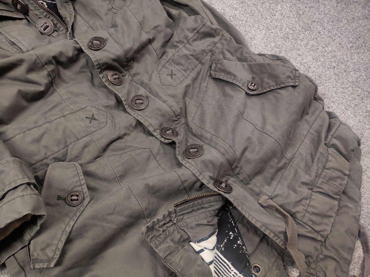 Diesel Vintage Diesel Military LGB Fur Parka Jacket Y2K opium Size M / US 6-8 / IT 42-44 - 6 Thumbnail