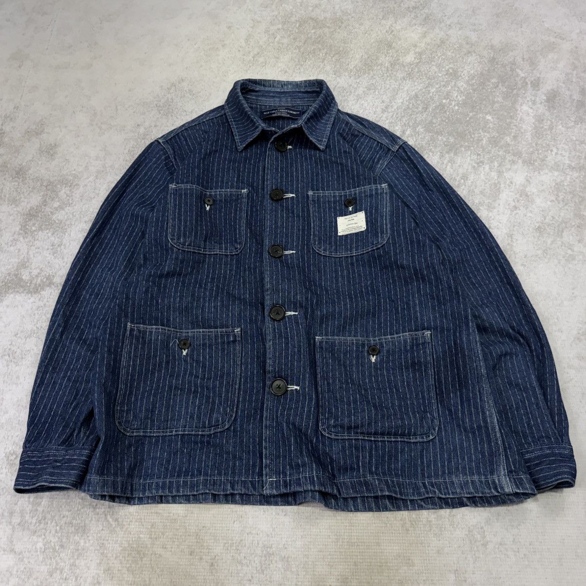 Japanese Brand BlueWaterGarments Hickory wabash core denim japan shirt Size US L / EU 52-54 / 3 - 2 Thumbnail