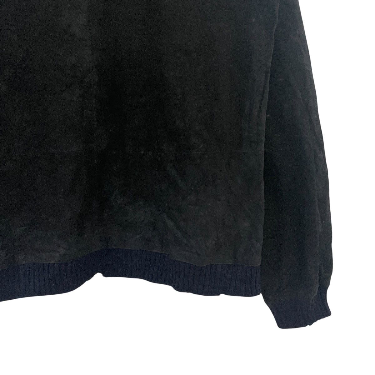 Jil Sander Vintage Jil Sander Pullover Crewneck Leather Sweatshirt Size US M / EU 48-50 / 2 - 2 Thumbnail