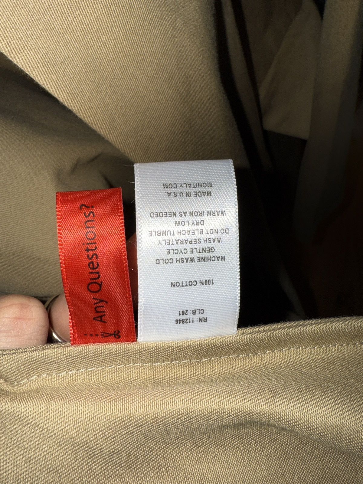 Monitaly Monitaly Beige Trench Coat Sz 42 Size US M / EU 48-50 / 2 - 11 Thumbnail